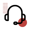 Icon of an admission ticket representing POS systems for events and attractions