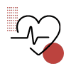 Clipboard with heart icon representing healthcare billing and patient payment tools